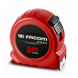 Flexómetro Facom 893B.825 8m X 25mm