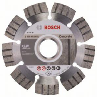 Disco Corte Diamante Bosch Ø 115 BF Concrete