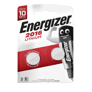 Pila Botón Litio Energizer CR 2016 2uds.