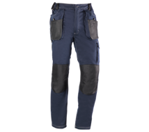 Pantalón Elástico Juba 181 FLEX T-L Negro/Azul marino