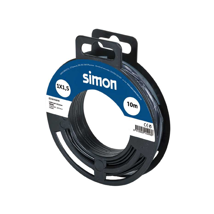 Rollo Cable Unipolar H07V-K 1x1,5mm² Negro Simón 10mts
