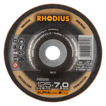Disco Desbaste Rhodius RS28 125X7 Acero/Inox 25uds.
