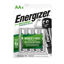 Blister 4 Pilas Recargables AA Energizer HR6